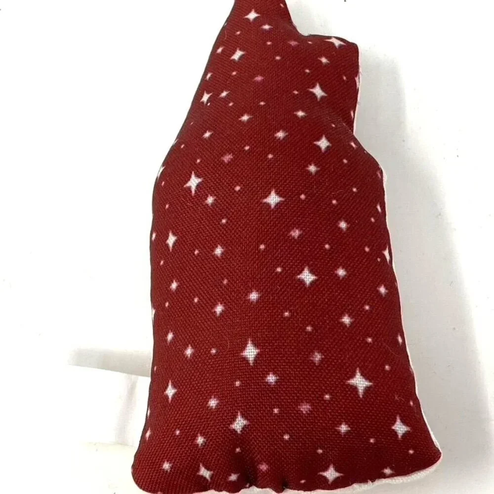 Target Fabric Plush House with Chimney Christmas Tree Ornament Red Wondershop